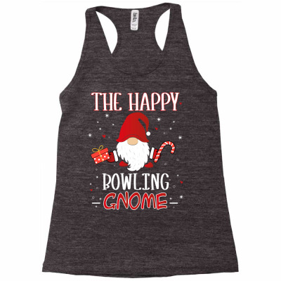 Bowling Christmas Gnome Costume Matching Family Long Sleeve T Shirt Racerback Tank Designed By Roswellkolbeck