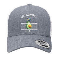 Holy Blockamole Volleyball Shirt Player Blocker Avocado T Shirt Yupoong Trucker Cap | Artistshot