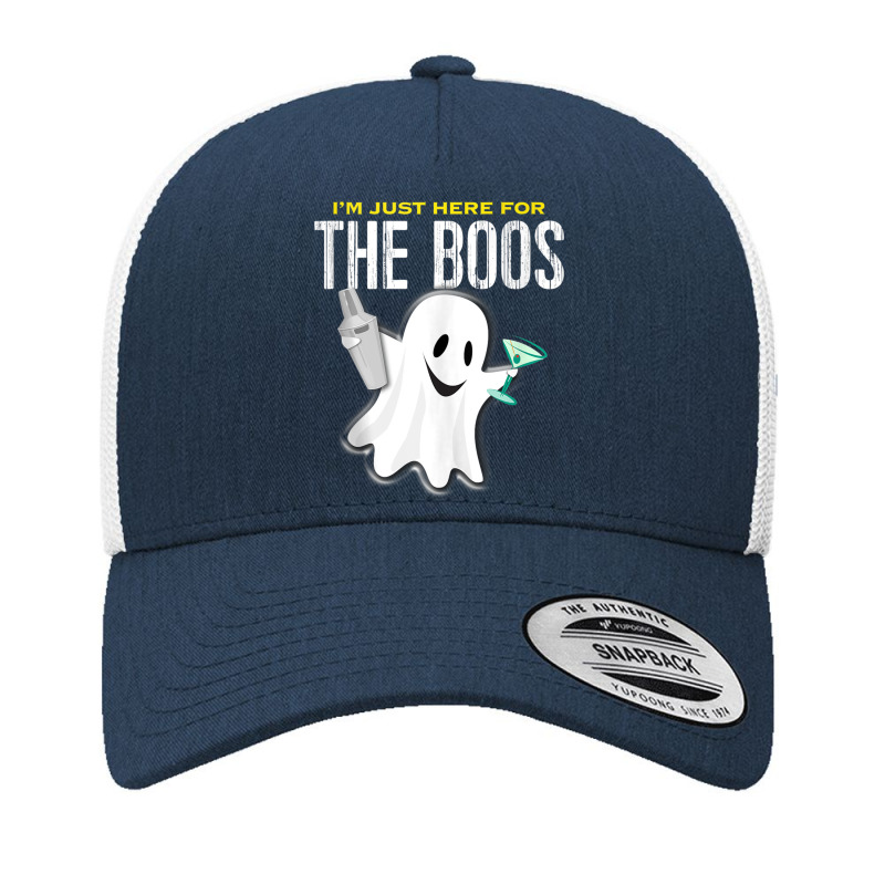 I'm Just Here For The Boos   Halloween Martini Shaker Tank Top Yupoong Trucker Cap by cm-arts | Artistshot