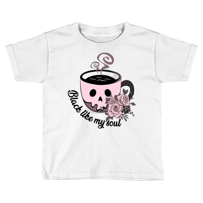 Black Like My Soul Toddler T-shirt by New Nice Shirt | Artistshot