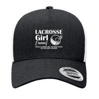 Lacrosse Quote Definition Woman Girl Yupoong Trucker Cap | Artistshot