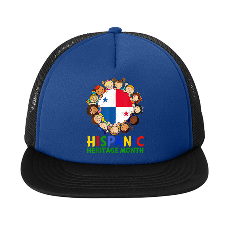 Hispanic Heritage Month Panama Kids Boys Girls T Shirt Foam Snapback hat by cm-arts | Artistshot