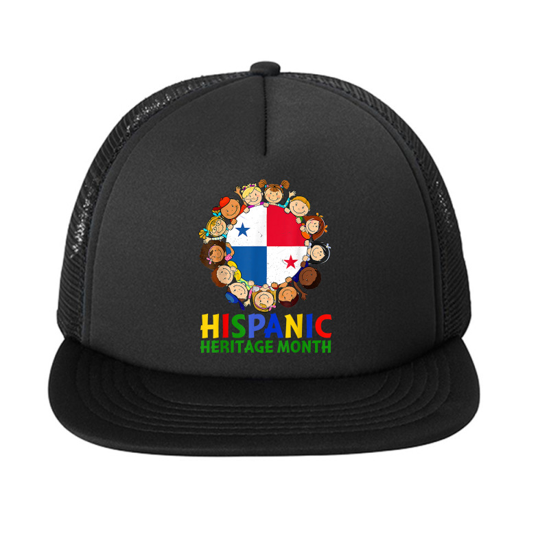 Hispanic Heritage Month Panama Kids Boys Girls T Shirt Foam Snapback hat by cm-arts | Artistshot