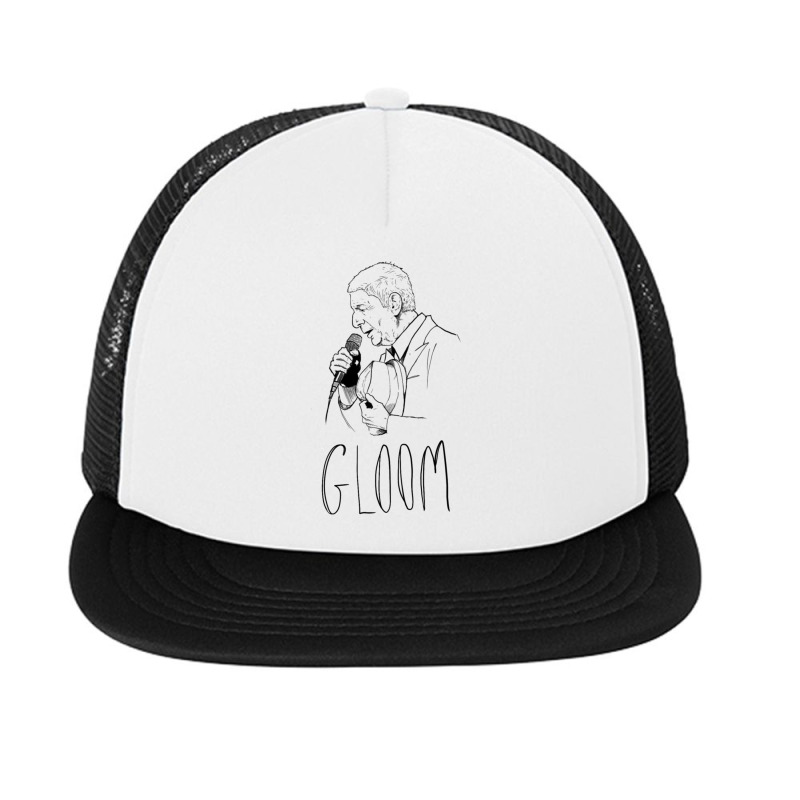 Leonard Cohen  Gloom Foam Snapback Hat | Artistshot