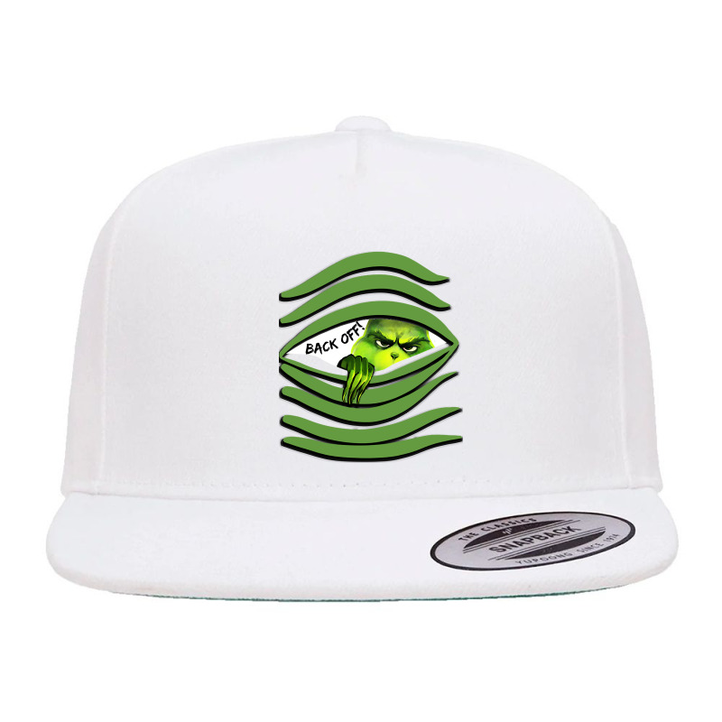 The Grinch - Back Off! 5 panel snapback cap by atereabag | Artistshot