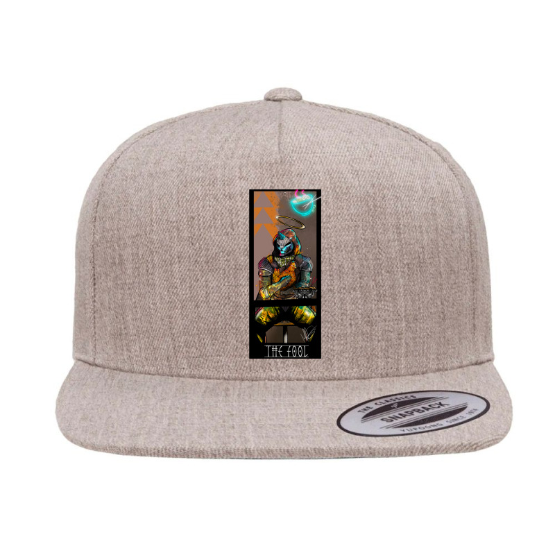 The Fool Destiny Tarot Card 5 panel snapback cap by ERNIEHERNANDEZ | Artistshot