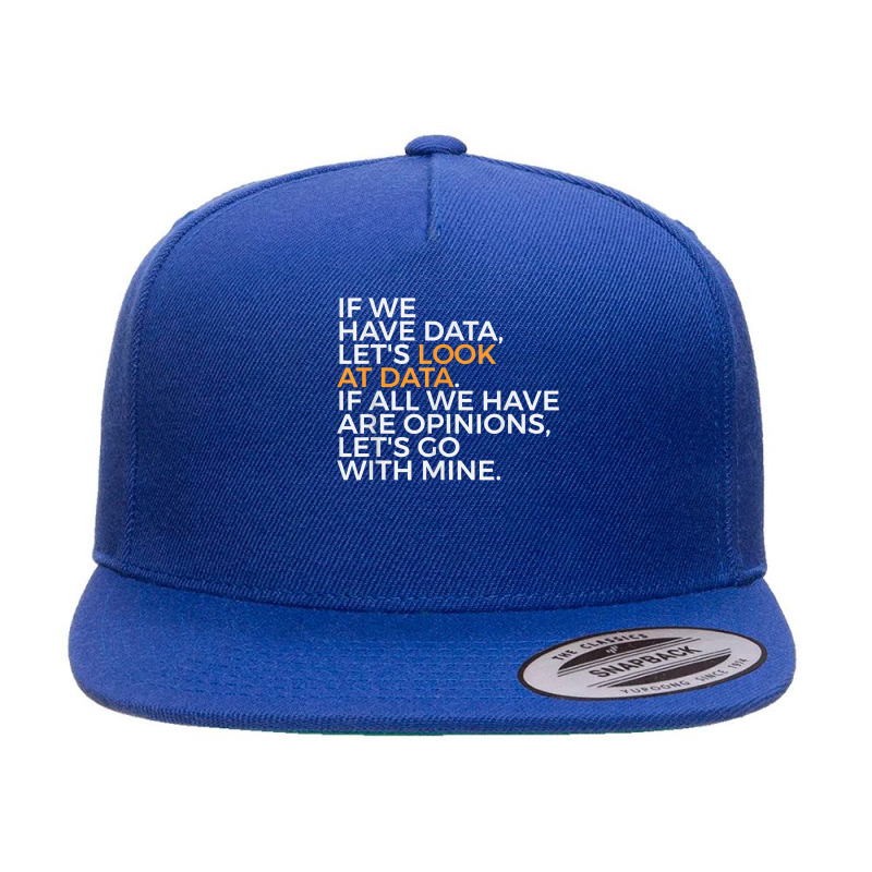 Analytics Data Science Funny T Shirt 5 panel snapback cap by cm-arts | Artistshot