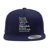 Special Education Teacher Laminate Advocate Caffeinate T Shirt 5 Panel Snapback Cap | Artistshot