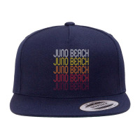 Juno Beach, Fl Vintage Style Florida 5 Panel Snapback Cap | Artistshot