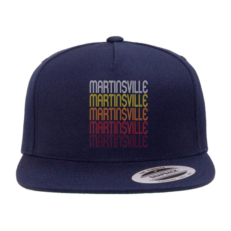 Martinsville, In Vintage Style Indiana 5 panel snapback cap by Sheppard Karena | Artistshot