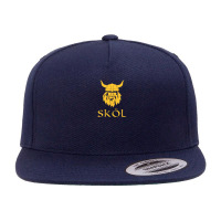 Skol Viking Fan Merchandise Purple Minnesota Adults Kids 5 Panel Snapback Cap | Artistshot