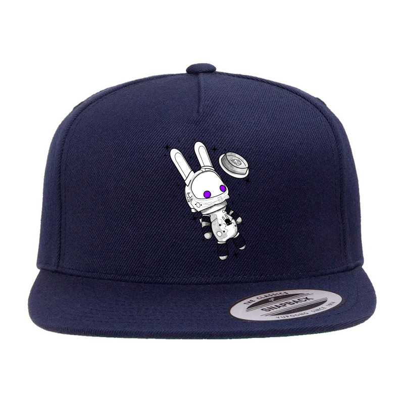 Space Bunny 5 panel snapback cap by ERNIEHERNANDEZ | Artistshot