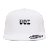 Ucd Black White 5 Panel Snapback Cap | Artistshot