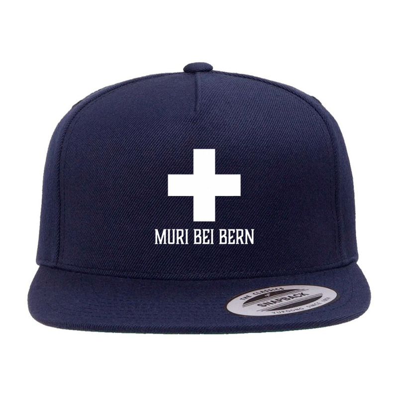 Muri Bei Bern, Switzerland Swiss, Suisse Cross 5 panel snapback cap by Mello Greenwood | Artistshot