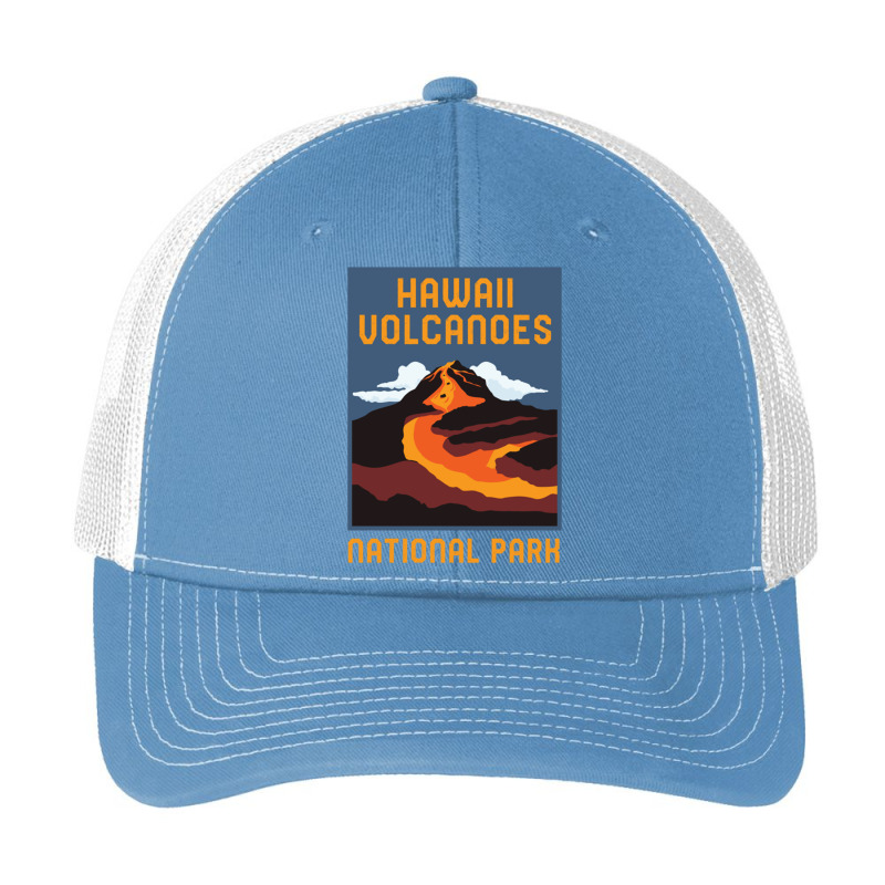 Hawaii Volcanoes National Park Big Island Retro Graphic Pullover Hoodi Pa Trucker Cap by cm-arts | Artistshot