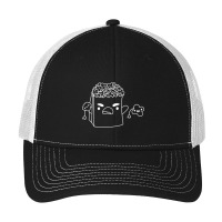 Angry Popcorn Bag In White Pa Trucker Cap | Artistshot