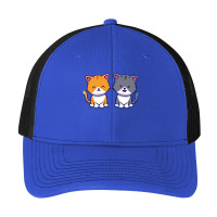 Cartoon Cartoon Cats Couple Pa Trucker Cap | Artistshot