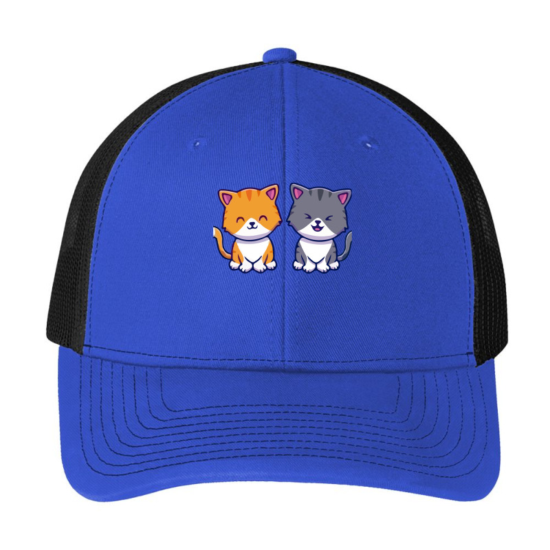 Cartoon Cartoon Cats Couple Pa Trucker Cap | Artistshot