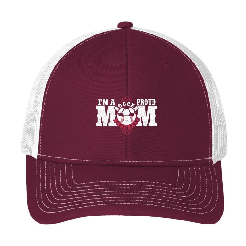 I'm A Proud Soccer Baseball Mom Combined Sports Pa Trucker Cap by Kemriban527 | Artistshot