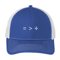 Math Equality Sign, Greater Than Division Sign Pa Trucker Cap | Artistshot