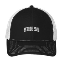 Bainbridge Island Washington Wa Vintage Athletic Sports Pa Trucker Cap | Artistshot