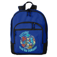 Future Marine Biologist Ocean Life Drawing Whale Octopus Basic Backpack | Artistshot