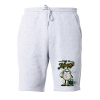 Time Is Money Fleece Short | Artistshot