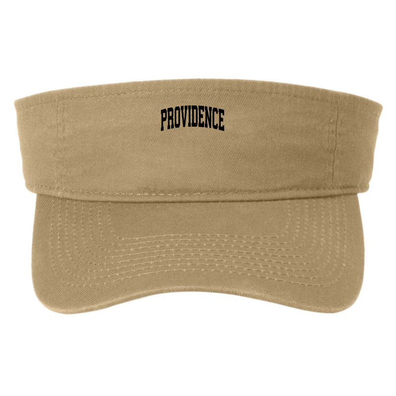 Providence Rhode Island Ri Vintage Athletic Sports Black Des Pullover Fashion Visor by cm-arts | Artistshot