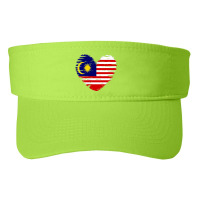 Malaysia Heart Outfit   Malaysia Heart Flag I Love Malaysia Fashion Visor | Artistshot