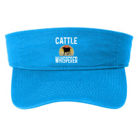 Funny Cattle Whisperer Dairy Farmer Farming Retro Cowboy Fashion Visor | Artistshot