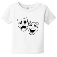 Comedy And Tragedy Theater Baby Tee | Artistshot