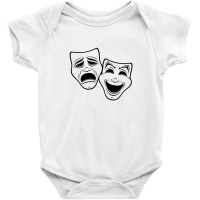 Comedy And Tragedy Theater Baby Bodysuit | Artistshot