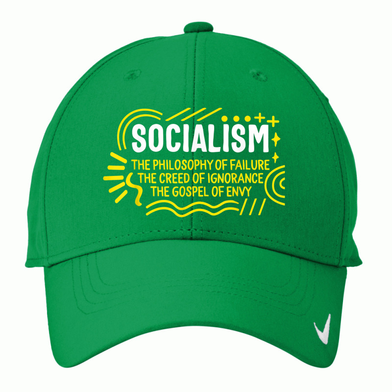 Socialist Socialism Definition Libertarian Capitalism Anti C Nike Dri-FIT Cap by BooBug | Artistshot