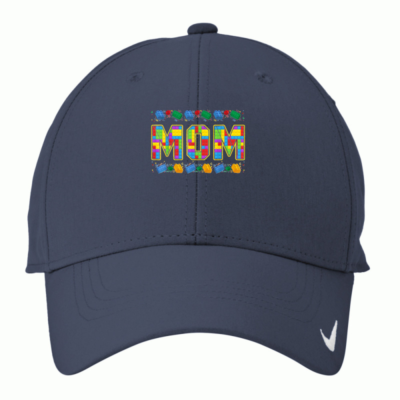 Mom Brick Builder Funny Blocks Master Builder Nike Dri-fit Cap | Artistshot