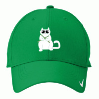 Cat Drummer Music Lover Musician Instrumentalist Kitty Premium T Shirt Nike Dri-fit Cap | Artistshot