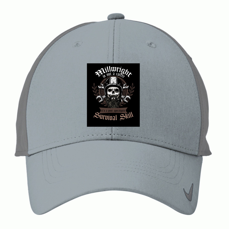 Awesome Is Not A Career Its A Post Apocalyptic Survival Ski Nike Dri-fit Cap | Artistshot