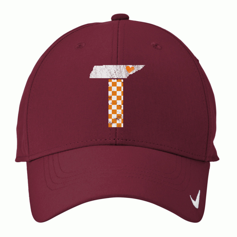 Tennessee Flag Vintage Football Fan Orange And White Gift Nike Dri-FIT Cap by cm-arts | Artistshot