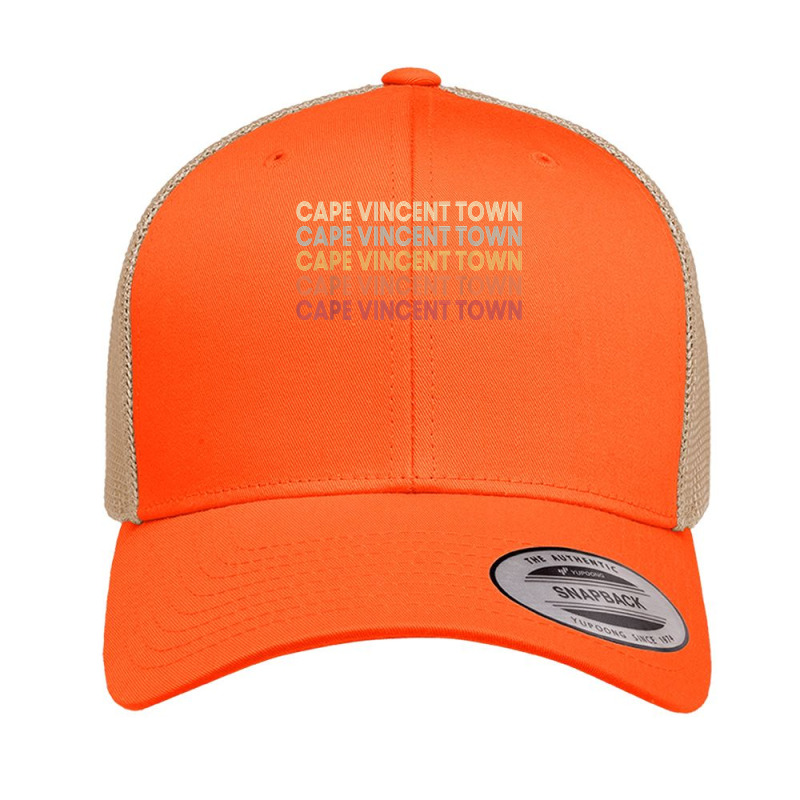 Cape Vincent Town New York Cape Vincent Town Ny Retro T Shirt Retro Trucker Cap by cm-arts | Artistshot