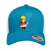 Concrete Cranes Vbs Hard Hat Memory Verse Philippians 16 Retro Trucker Cap | Artistshot