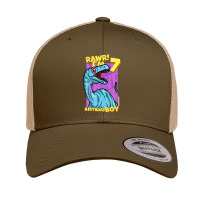 Rawr! I'm 7 Birthday Boys 7th Birthday Dino Noasaurus Retro Trucker Cap | Artistshot