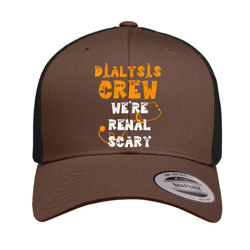 Halloween Dialysis Shirts Tech Kidney Nurse Crew Renal Scary T Shirt Retro Trucker Cap by cm-arts | Artistshot