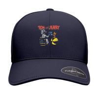 Tom And Jerry Ice Cold Summer Poster Seamless Cap | Artistshot