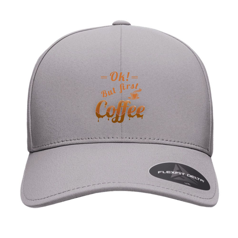 Ok, But First Coffee Seamless Cap by cm-arts | Artistshot