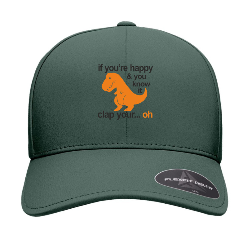 T Rex Clap Your Hands Seamless Cap | Artistshot