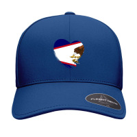 American Samoa American Samoan Heart Love Flag Seamless Cap | Artistshot