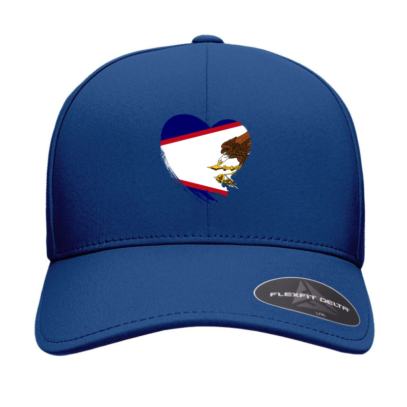 American Samoa American Samoan Heart Love Flag Seamless Cap by CathyCurry | Artistshot