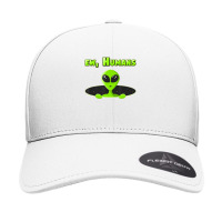 Ew Humans People Green Alien Ufo Planet Seamless Cap | Artistshot