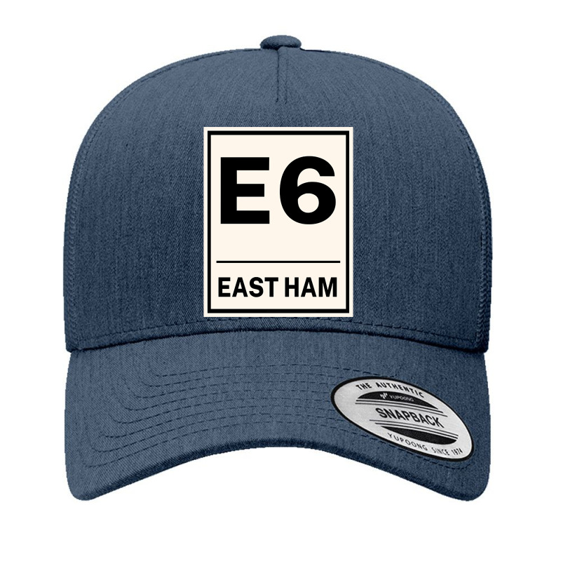 E6 East Ham Postcode United Kingdom Yupoong Trucker Cap | Artistshot