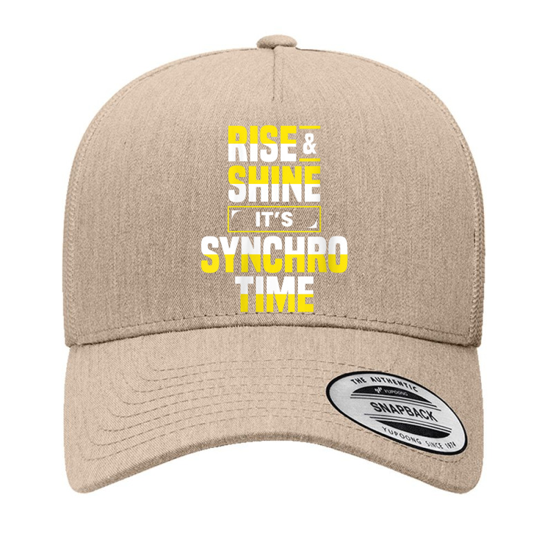 Womens Synchro Time Synchronized Swimming Artistic Swimmer Apparel V N Yupoong Trucker Cap by cm-arts | Artistshot