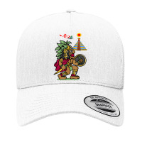 Ancient Aztec Warrior Dln8 Aliens At Tenochtitlan T Shirt Yupoong Trucker Cap | Artistshot